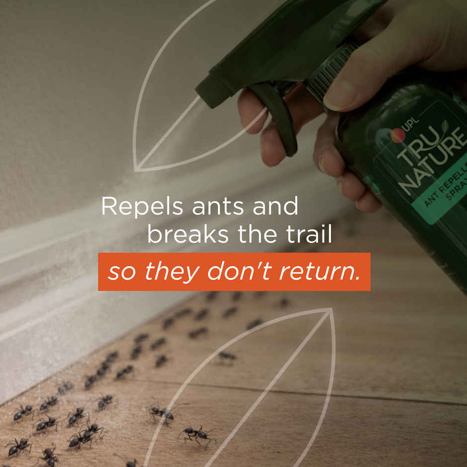 Tru Nature Herbal Ant Repellent Spray | Removes entire Ant Colony | Plant Based | Chemical Free