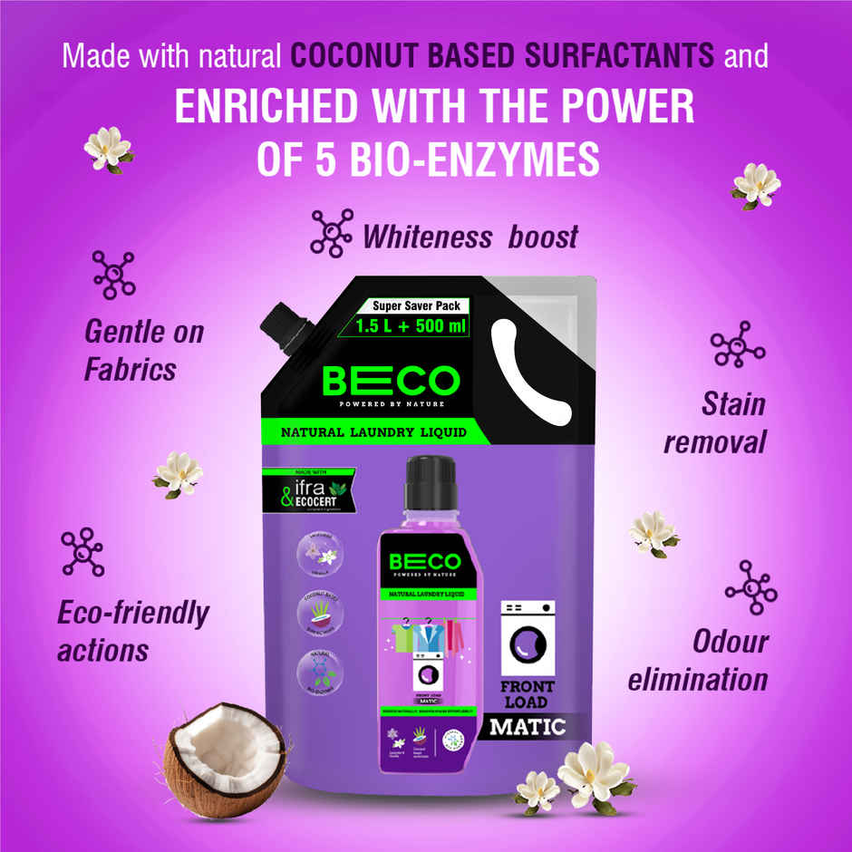 Beco Front Load Laundry Detergent Liquid Refill | Combo