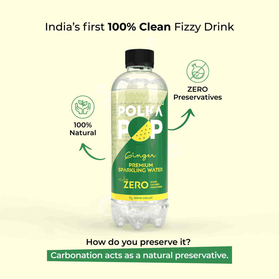 Polka Pop Ginger Sparkling Water
