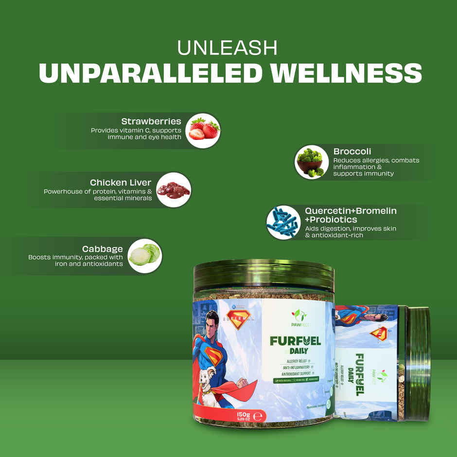 Pawfect Furfuel Daily Allergy Relief Food Topper for Dogs