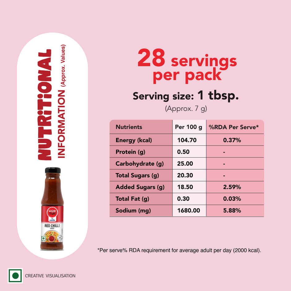 Wok Tok by Veeba Red Chilli Sauce