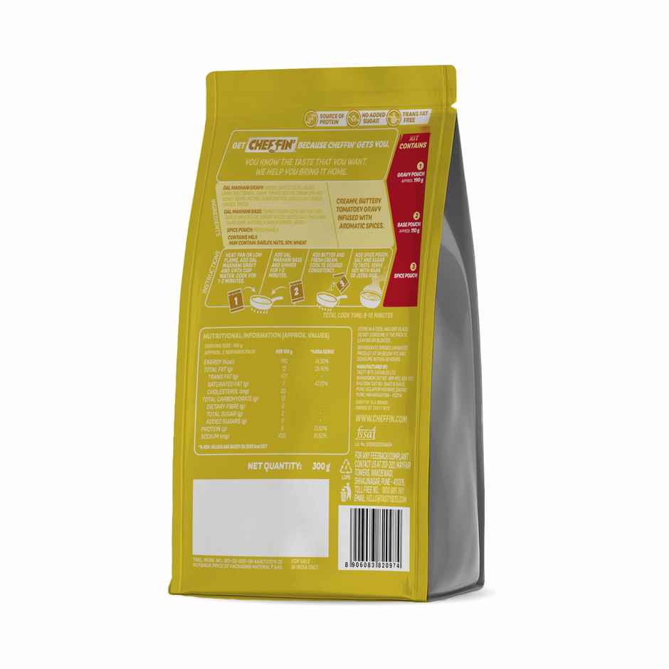 Cheffin Dal Makhani Kit