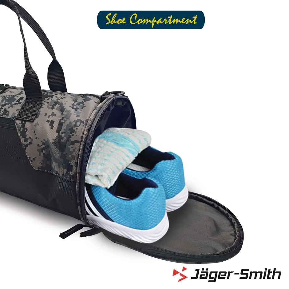 Jager-Smith JSGB500 | Black, Camflouge Multipurpose GYM Bag-27L