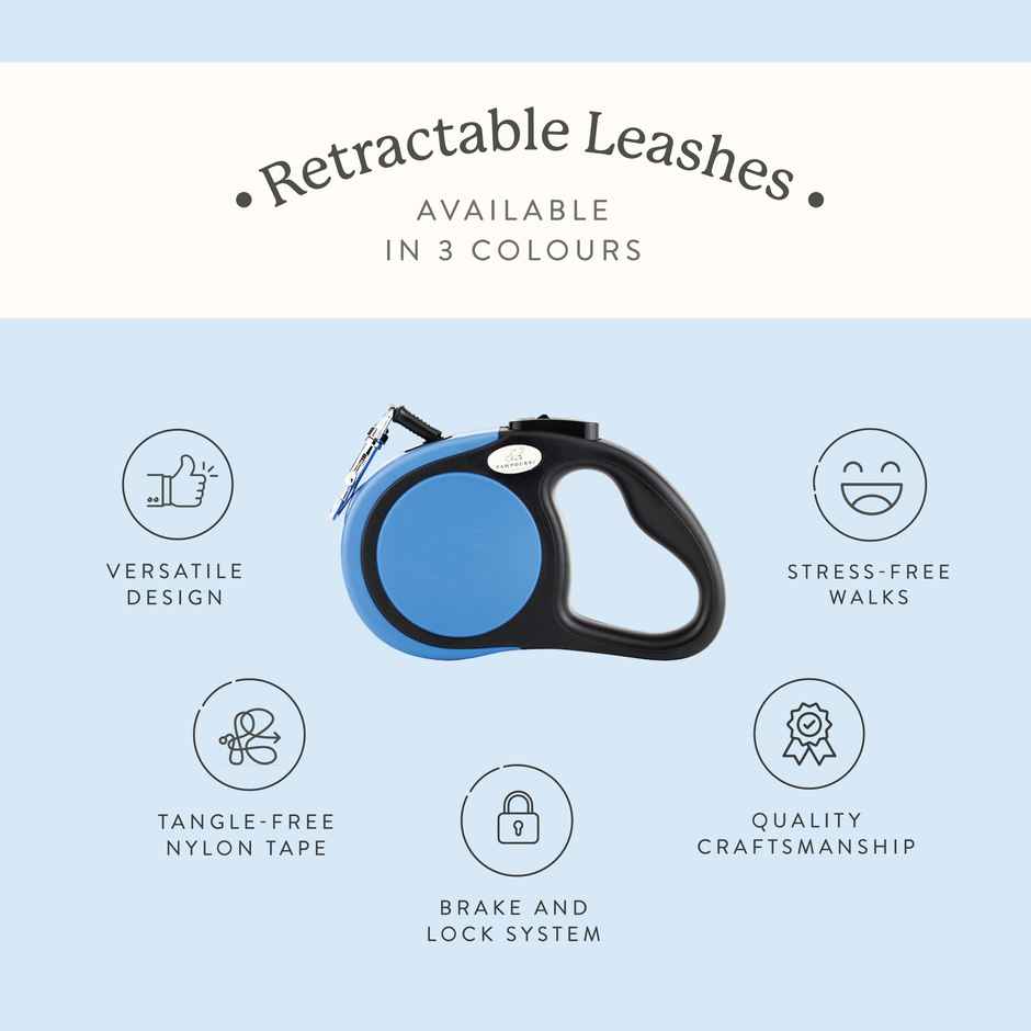 Pawpourri Retractable Dog Leash | Grey
