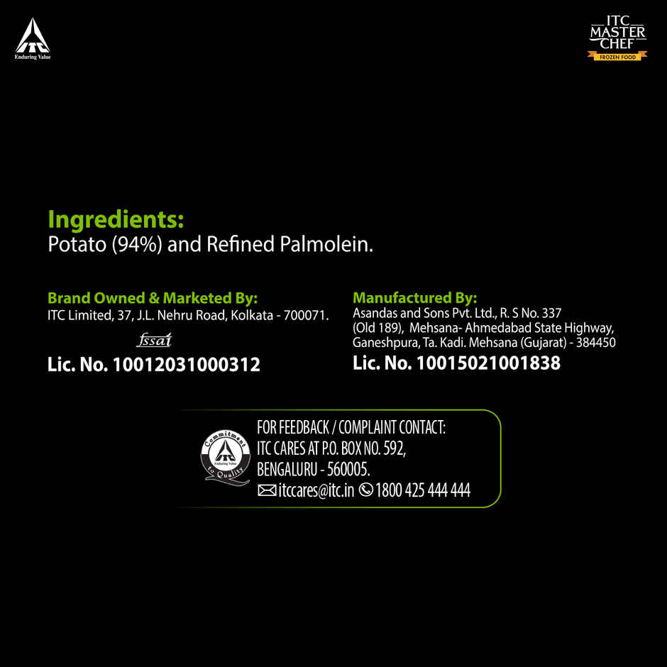 ITC Master Chef Crispy French Fries | No Added Preservatives