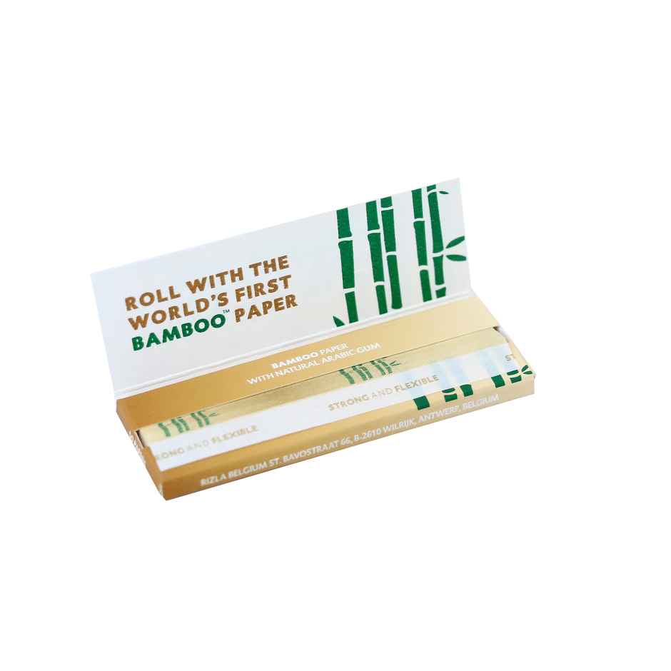 Rizla + Bamboo Medium Size Rolling Paper 78Mm Brown