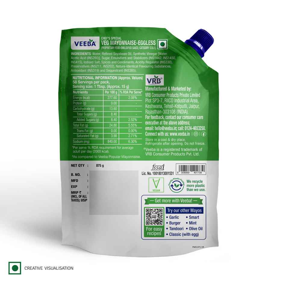 Veeba Chef's Special Veg Mayonnaise