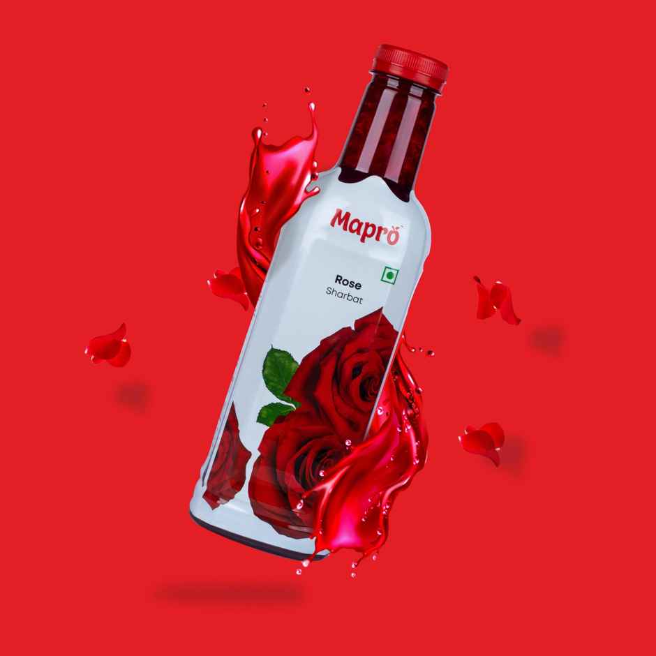 Mapro Rose Sharbat Syrup | Beverage Syrup