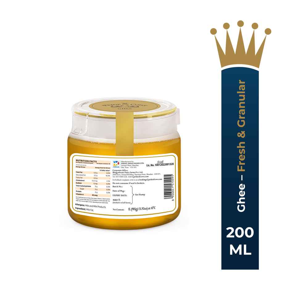 Pride Of Cows Pure Cow Ghee - Single Origin