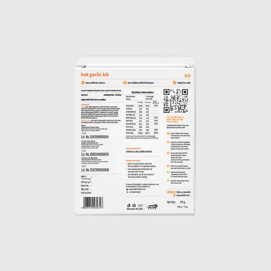 Cookd Hot Garlic Kit