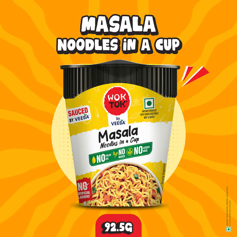 Wok Tok by Veeba Masala Noodles in a Cup