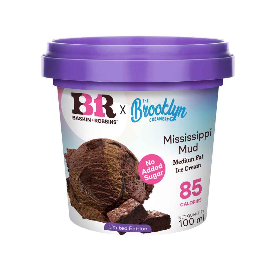 Baskin Robbins The Brooklyn Creamery Mississippi No Sugar Ice Cream Cup