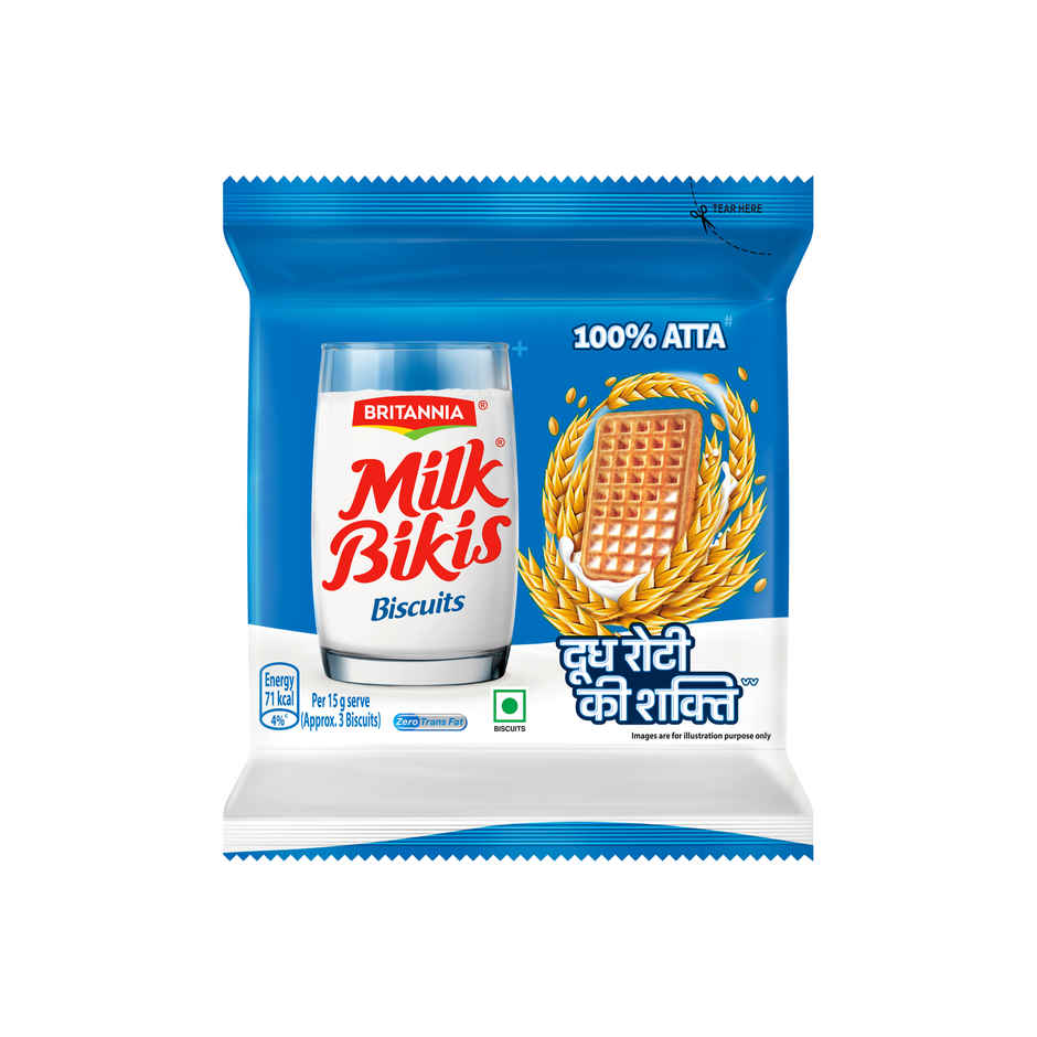 Britannia Milk Bikis Biscuits | Pure Atta