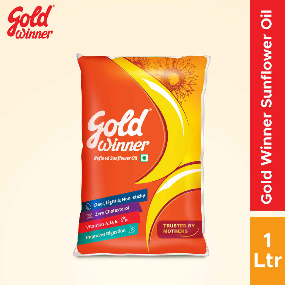 Gold Winner Refined Sunflower Oil - Pouch
