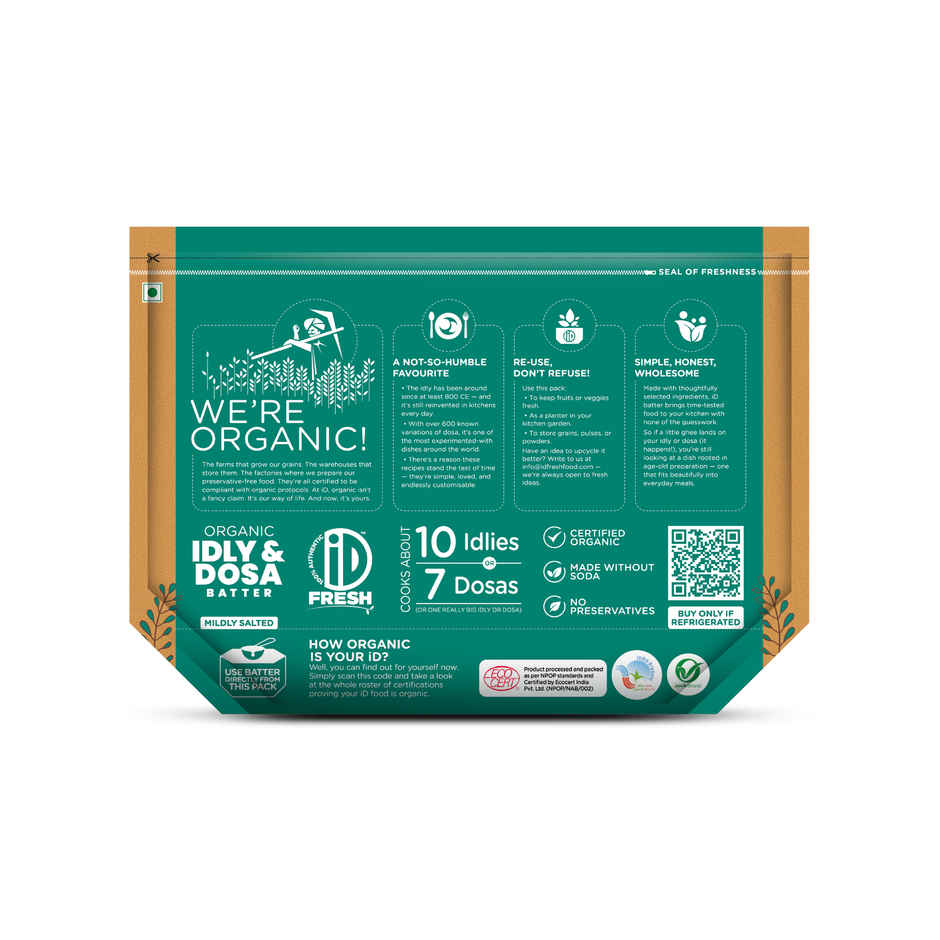 iD Fresh Organic Batter