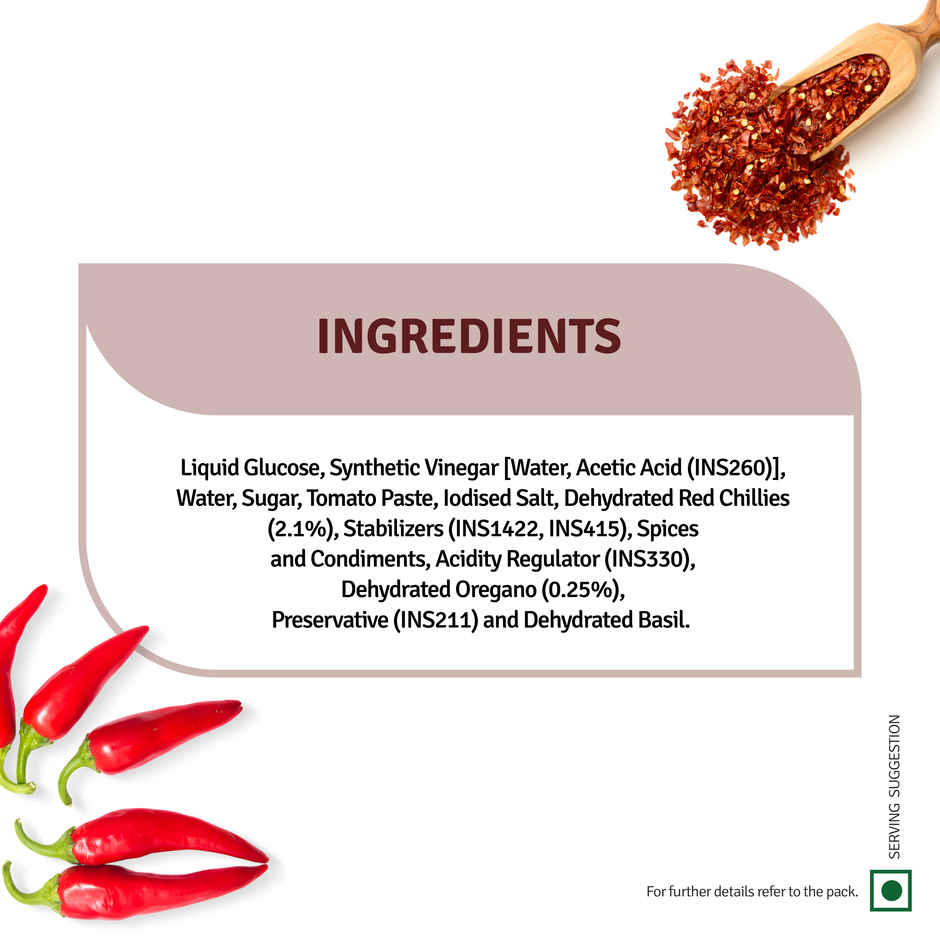 Veeba Chilli Oregano Hot Sauce