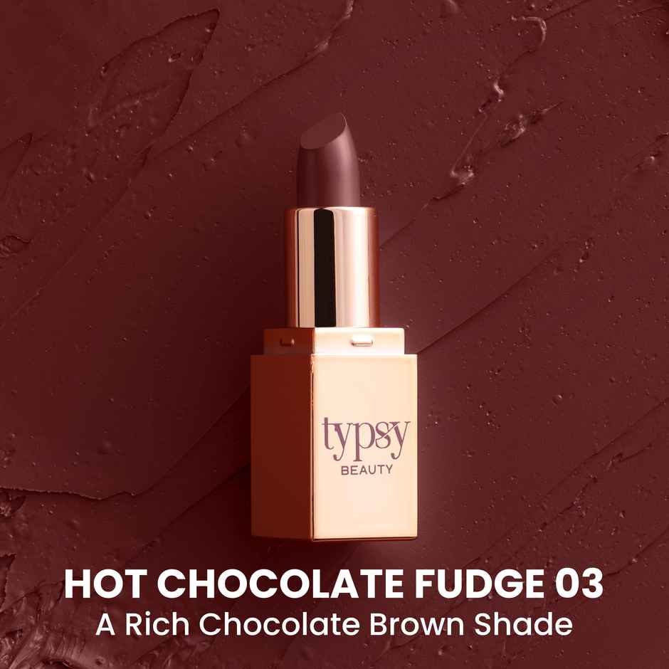 Typsy Beauty Happy Hour Mini Lippie Hot Chocolate Fudge | Bullet Lipstick | Creamy Matte