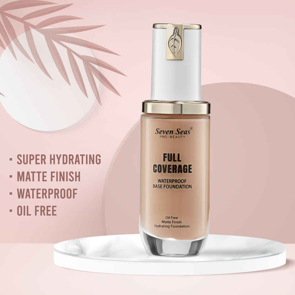 Seven Seas Full Coverage Foundation | Matte Finish Base Foundation