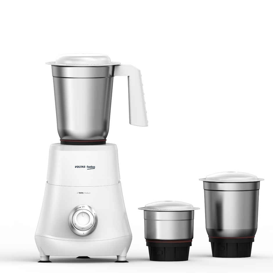 Voltas Beko A Tata Product Mixer Grinder With Grindx Technology G5003Hp | Wh | 500 W | 3 Jar | White