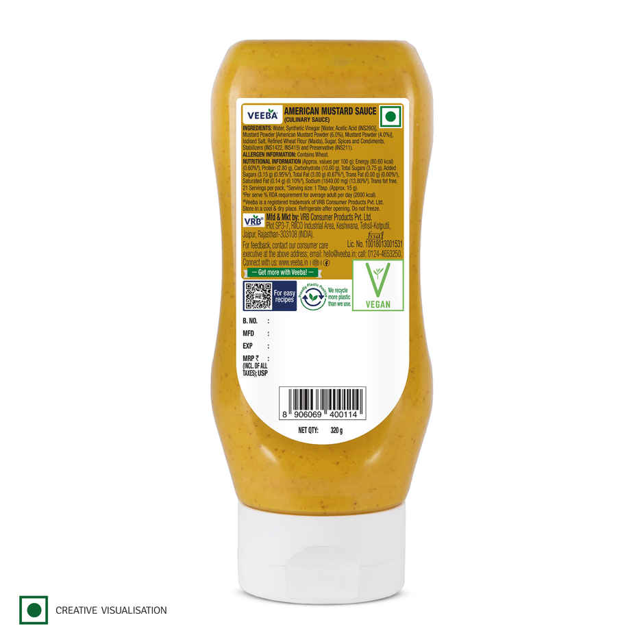 Veeba American Mustard Sauce