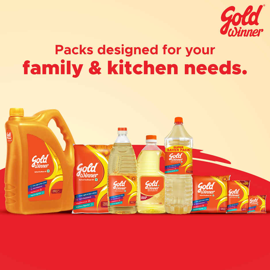 Gold Winner Refined Sunflower Oil - Pouch