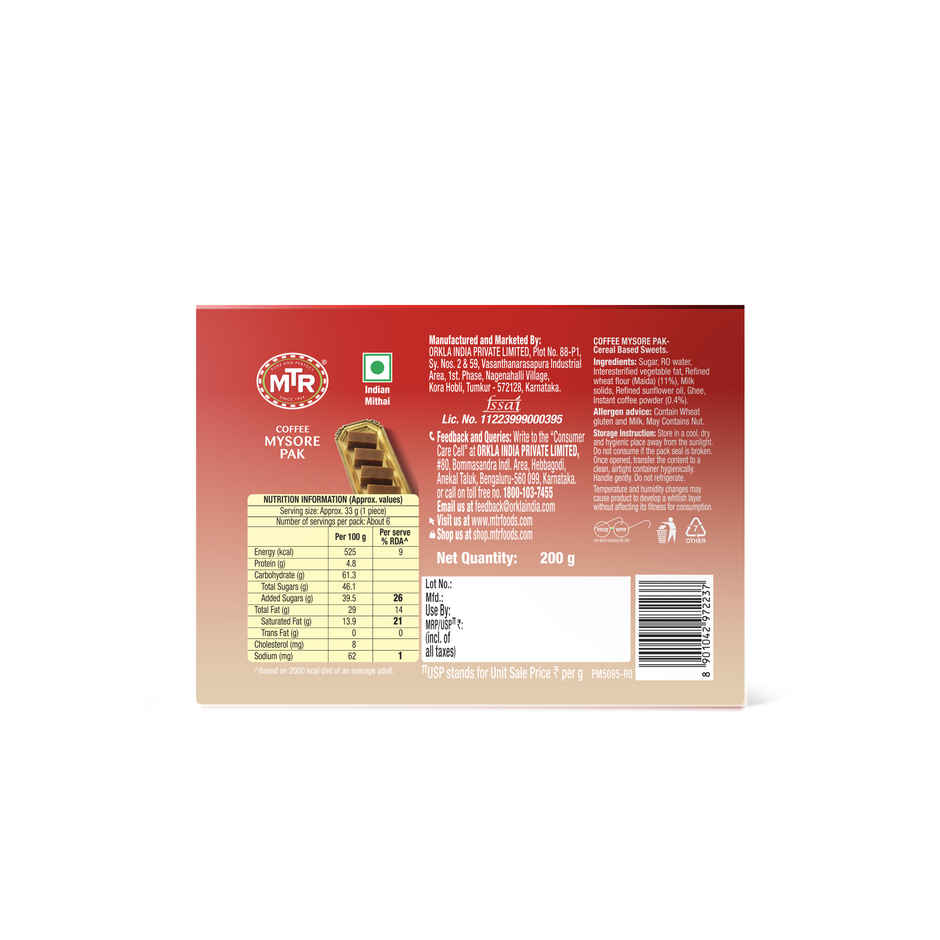 MTR Coffee Mysore Pak