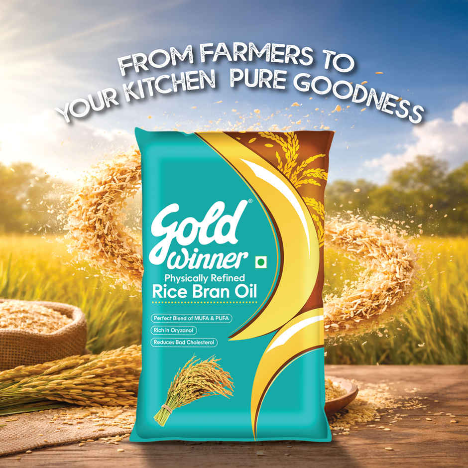 Gold Winner Refined Rice Bran Oil | Pouch