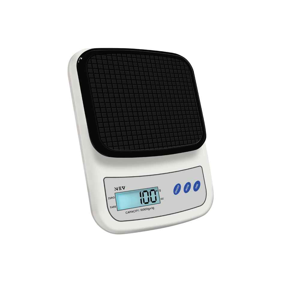 NEV PREPPO Digital Kitchen Scale | 10 kg Capacity | Black