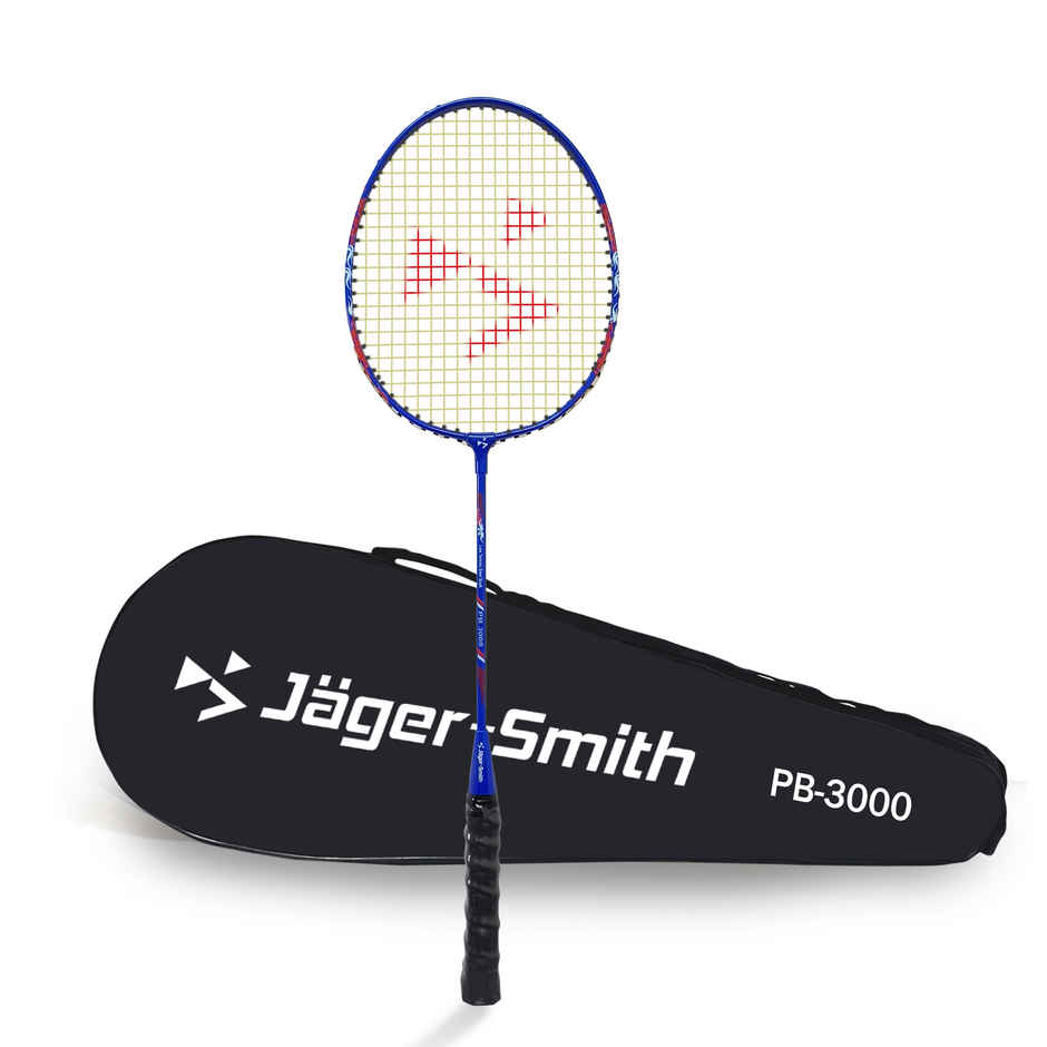 Jager Smith PB 3000 Full Cover Badminton Racquet | Blue