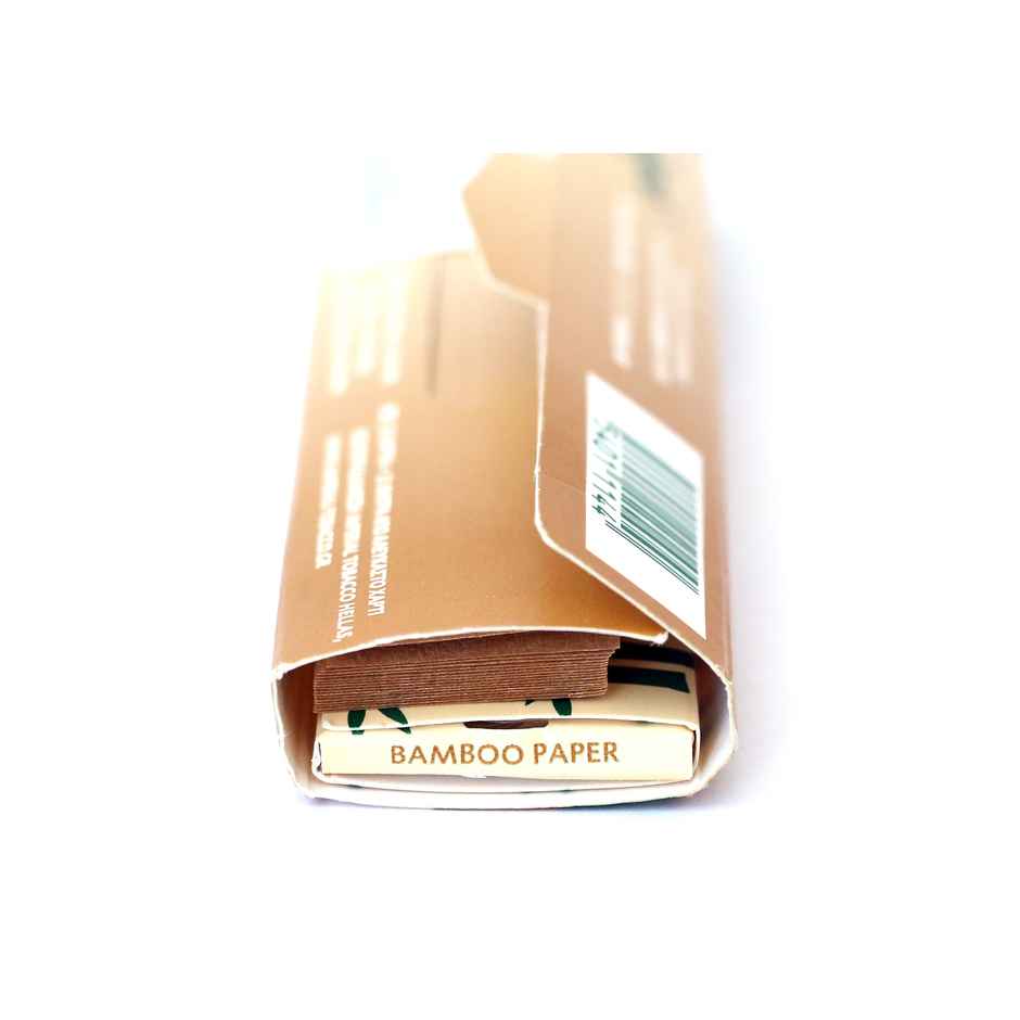 Rizla + Bamboo Super Slim King Size Brown Combi Pack