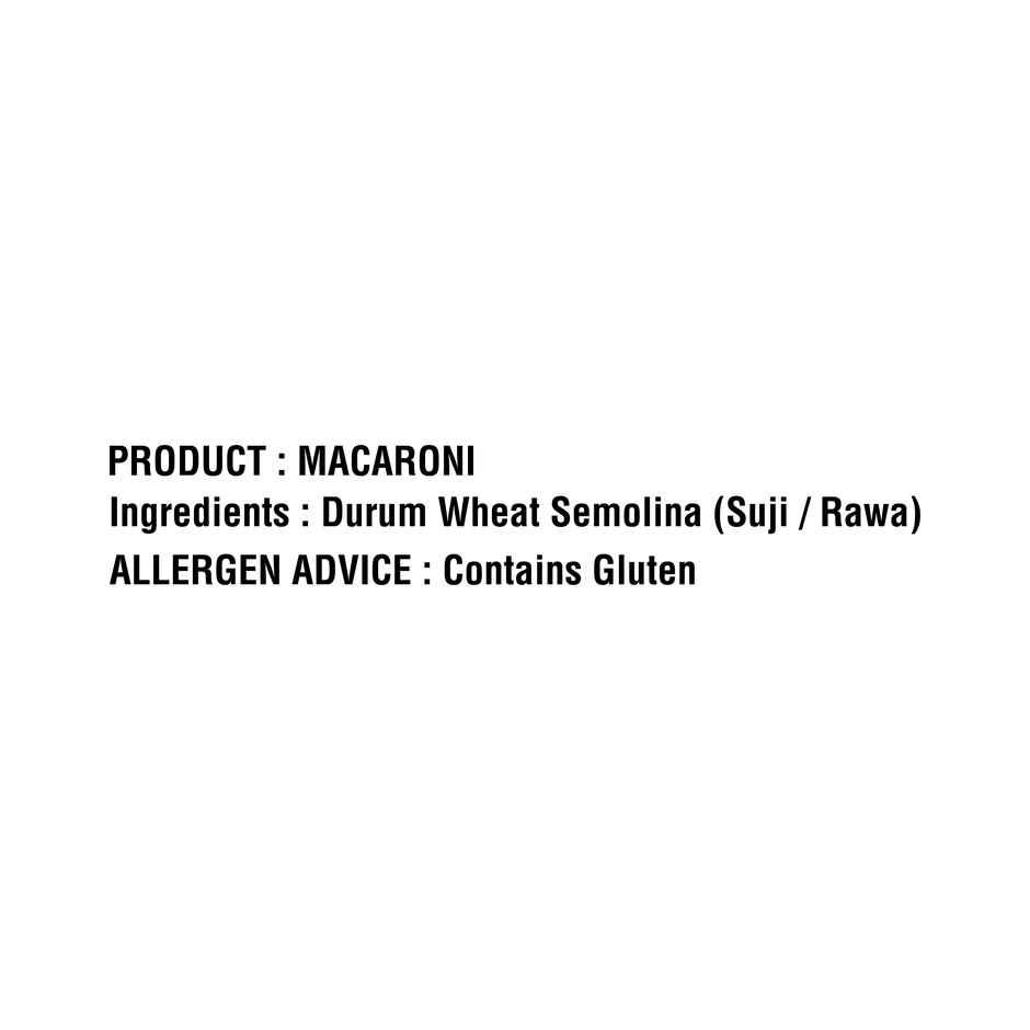 Bambino Macaroni Elbow Pasta - Pure Durum Wheat, No Maida, Protin Rich