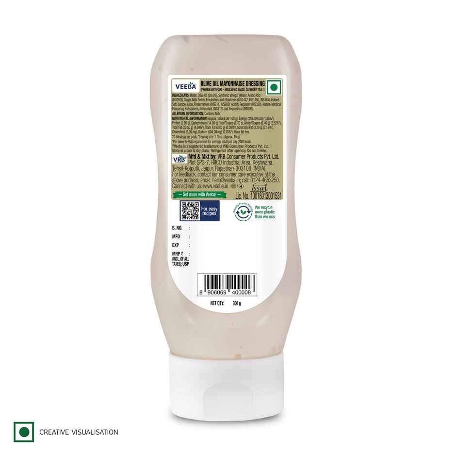 Veeba Olive Oil Mayonnaise Dressing