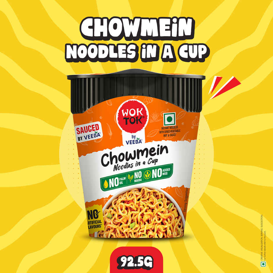Wok Tok by Veeba Chowmein Noodles in a Cup