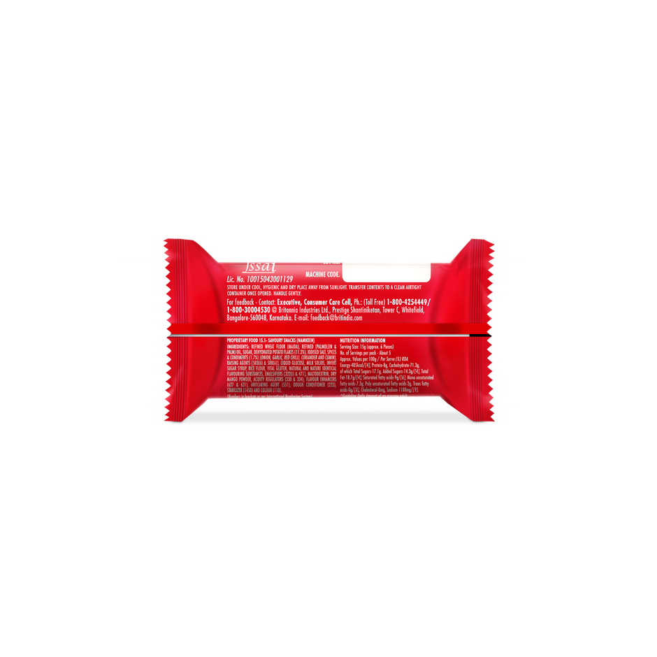 Britannia 50-50 Potazos Masti Masala Flavoured Crackers | Combo