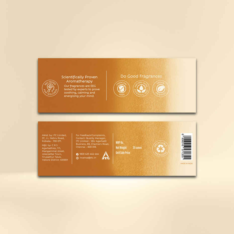 Pranah Cosmic Vibes | Suryakriya | Incense Cones | 25 Cones