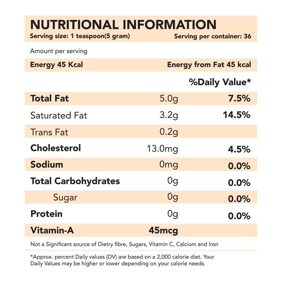 Pride Of Cows Pure Cow Ghee - Single Origin