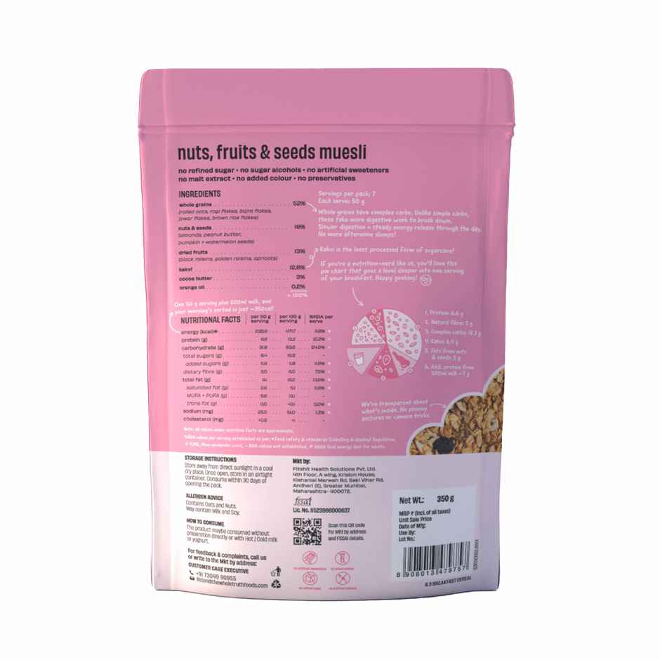 The Whole Truth - Nuts, Fruits And Seeds Breakfast Muesli
