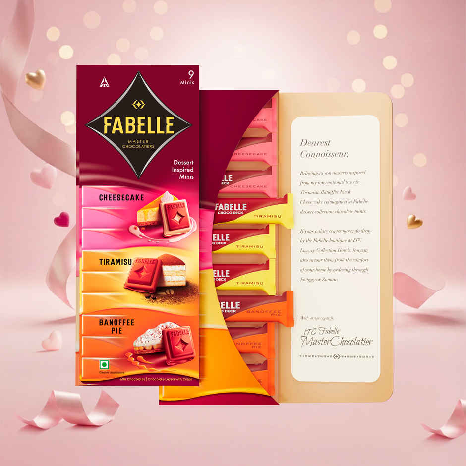 Fabelle Choco Deck Dessert Collection | Minis Chocolate Pack