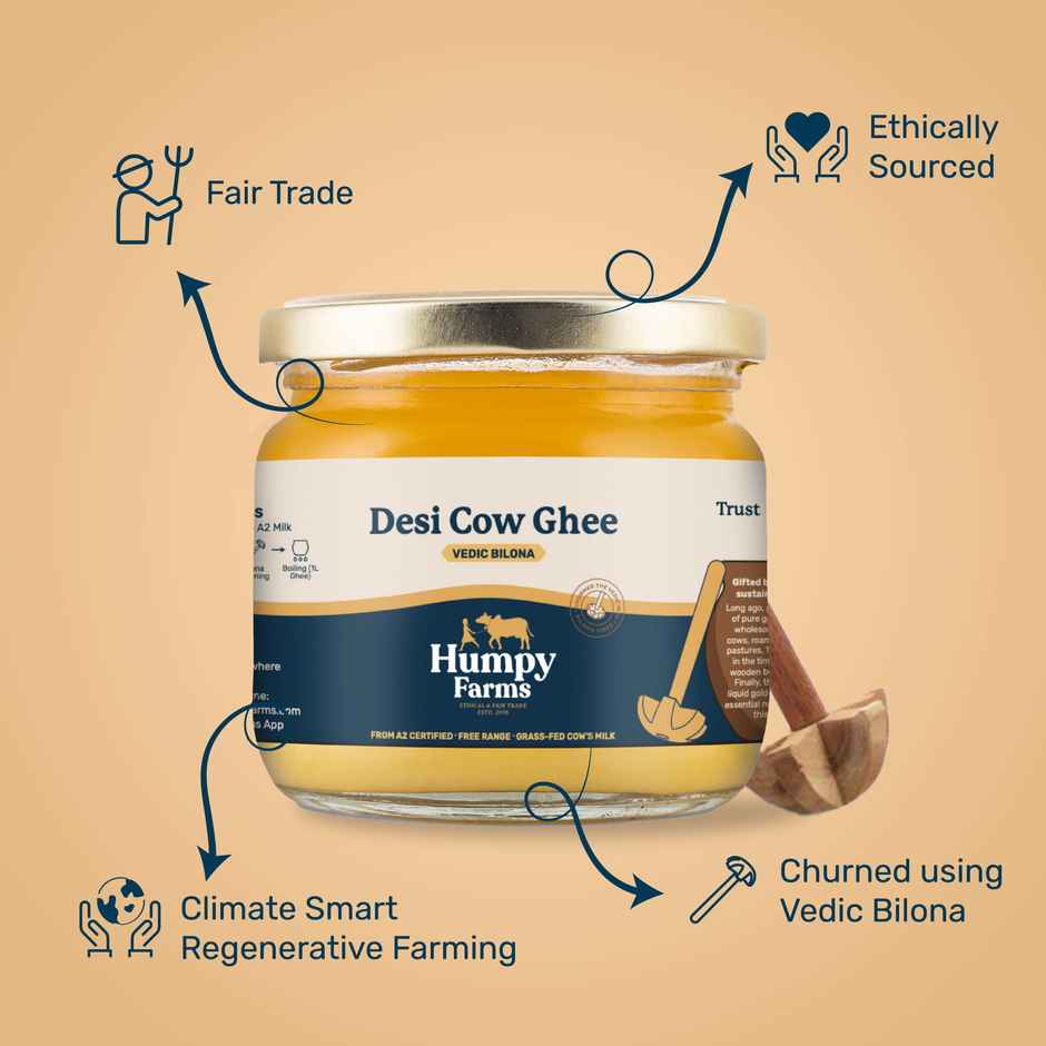 Humpy Farms Vedic Bilona Desi Cow Ghee