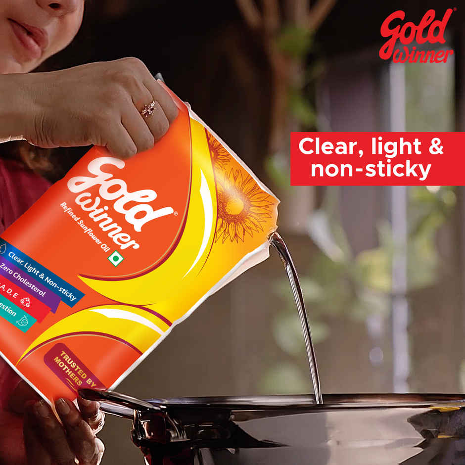 Gold Winner Refined Sunflower Oil - Pouch