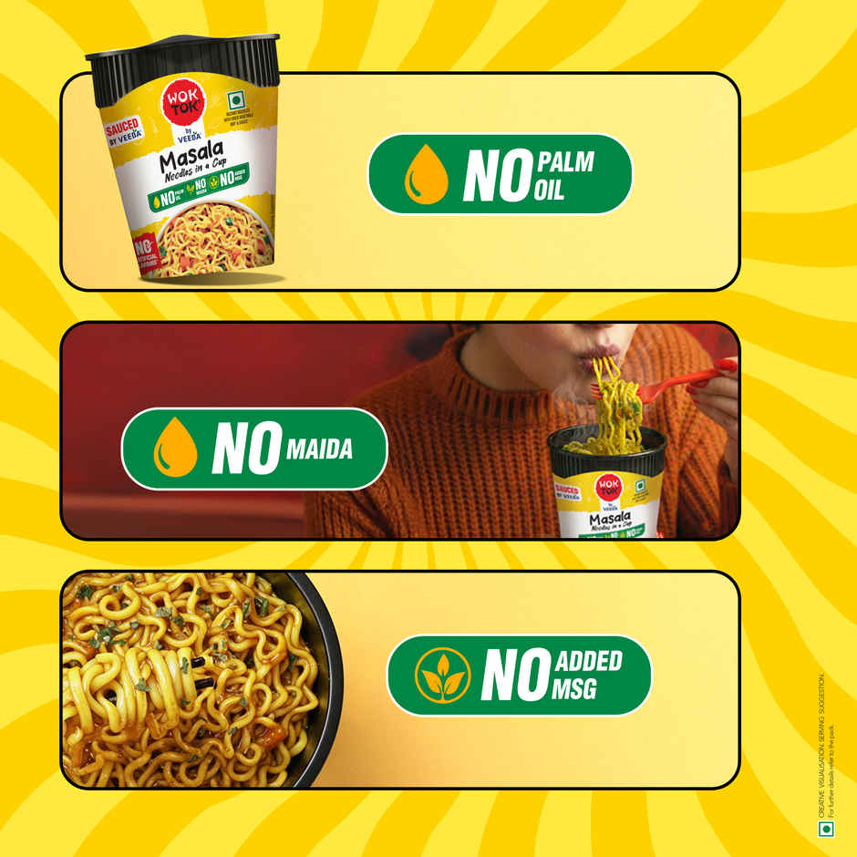 Wok Tok by Veeba Masala Noodles in a Cup