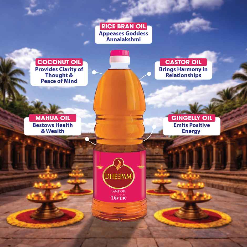 Lamp Oil Pet | Bottle | Dheepam