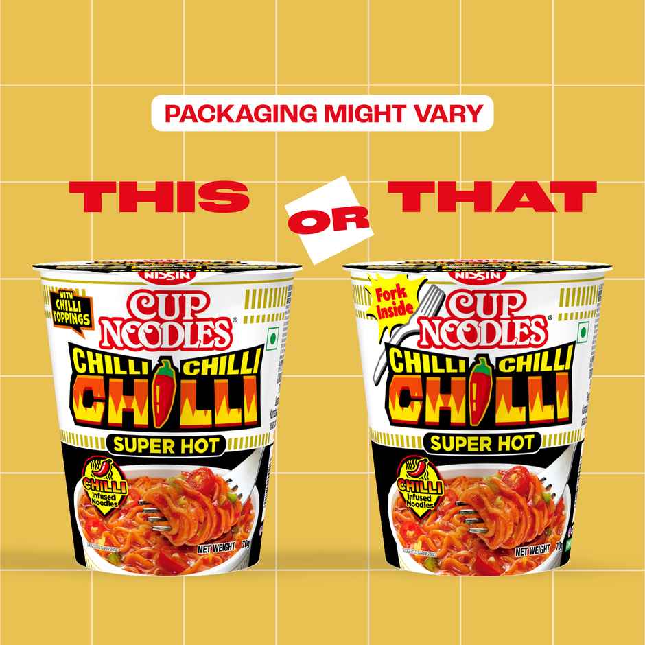 Nissin Cup Noodles Super Hot Chilli