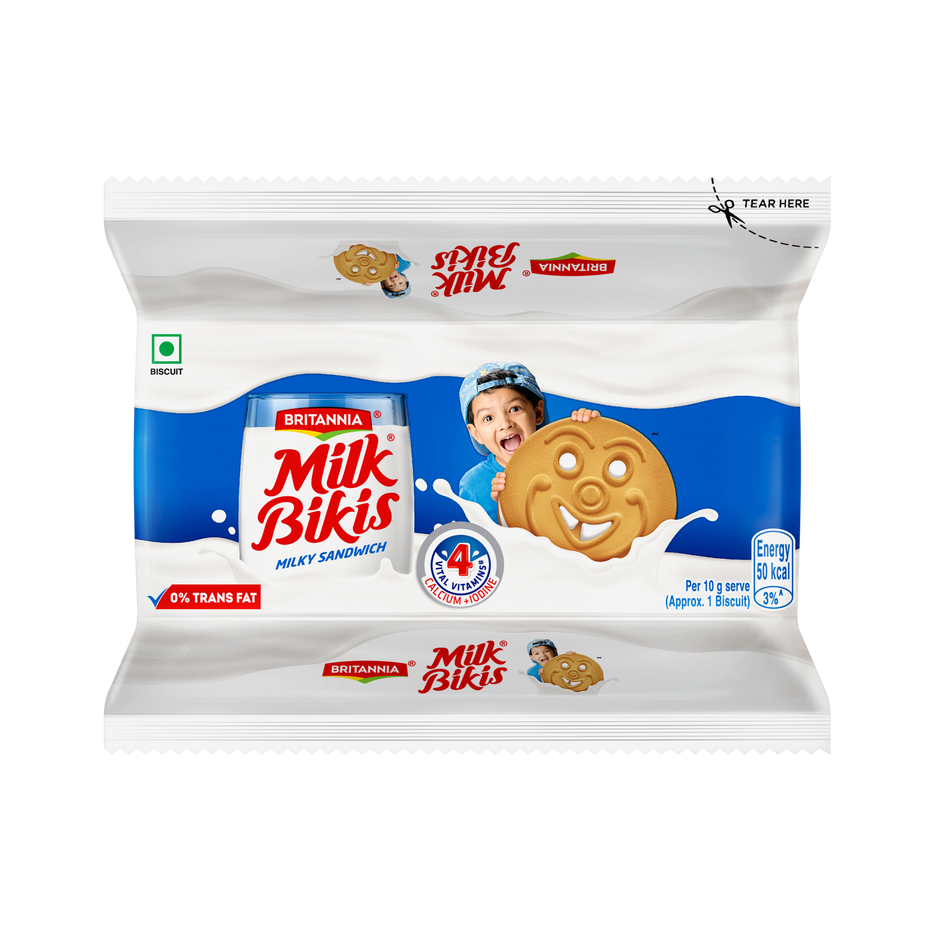 Britannia Milk Bikis Glucose Biscuits | Combo