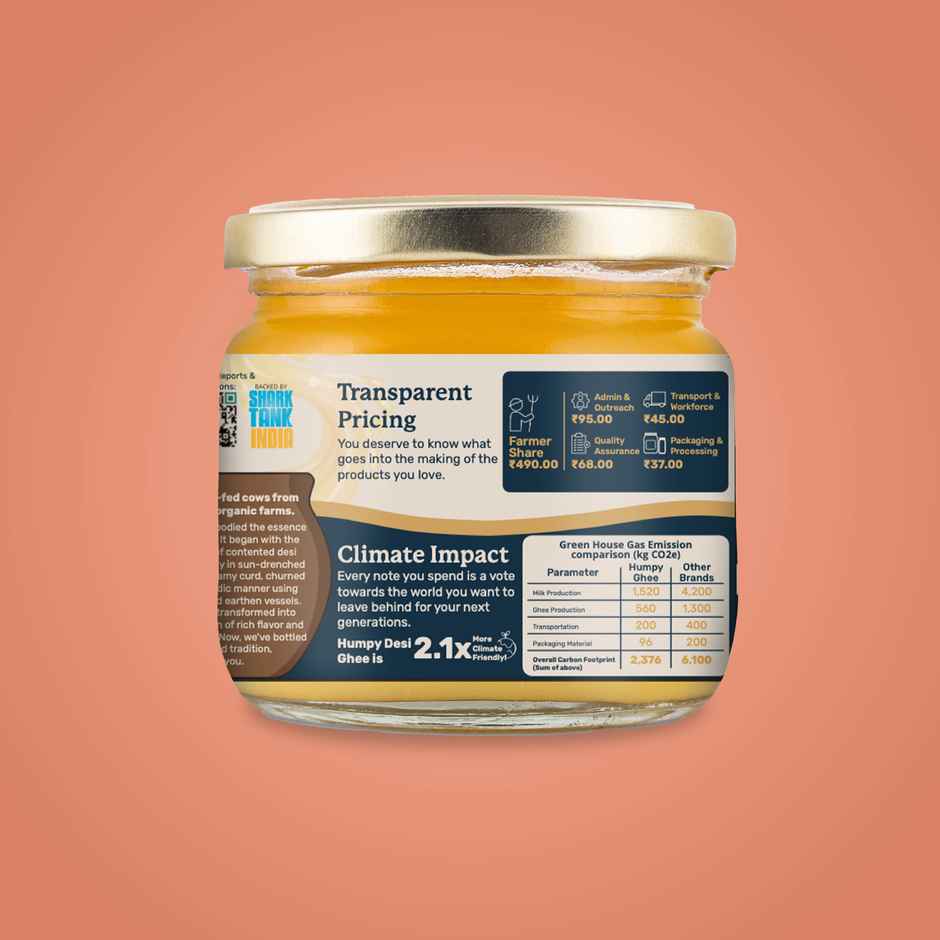 Humpy Farms Vedic Bilona Desi Cow Ghee