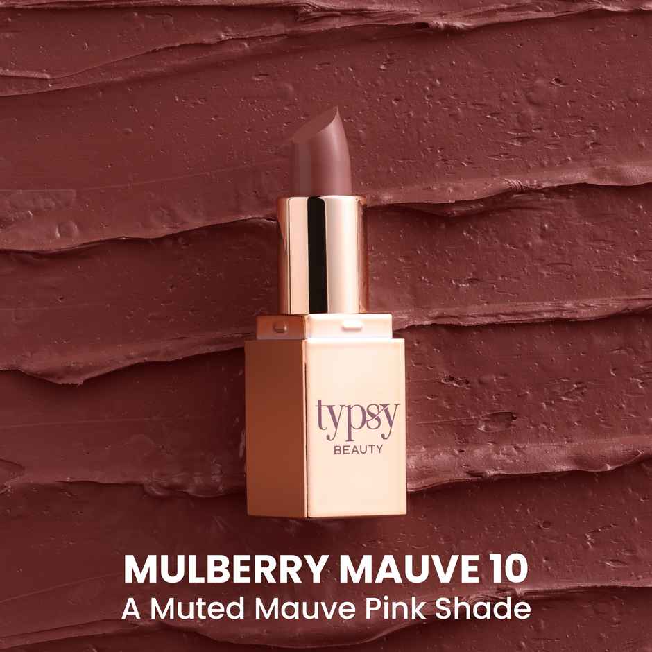 Typsy Beauty Happy Hour Mini Lippie Mulberry Mauve | Bullet Lipstick | Creamy Matte