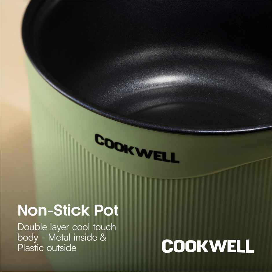 Cookwell Multi Purpose Kettle | 600 W | 1.5 L | Green