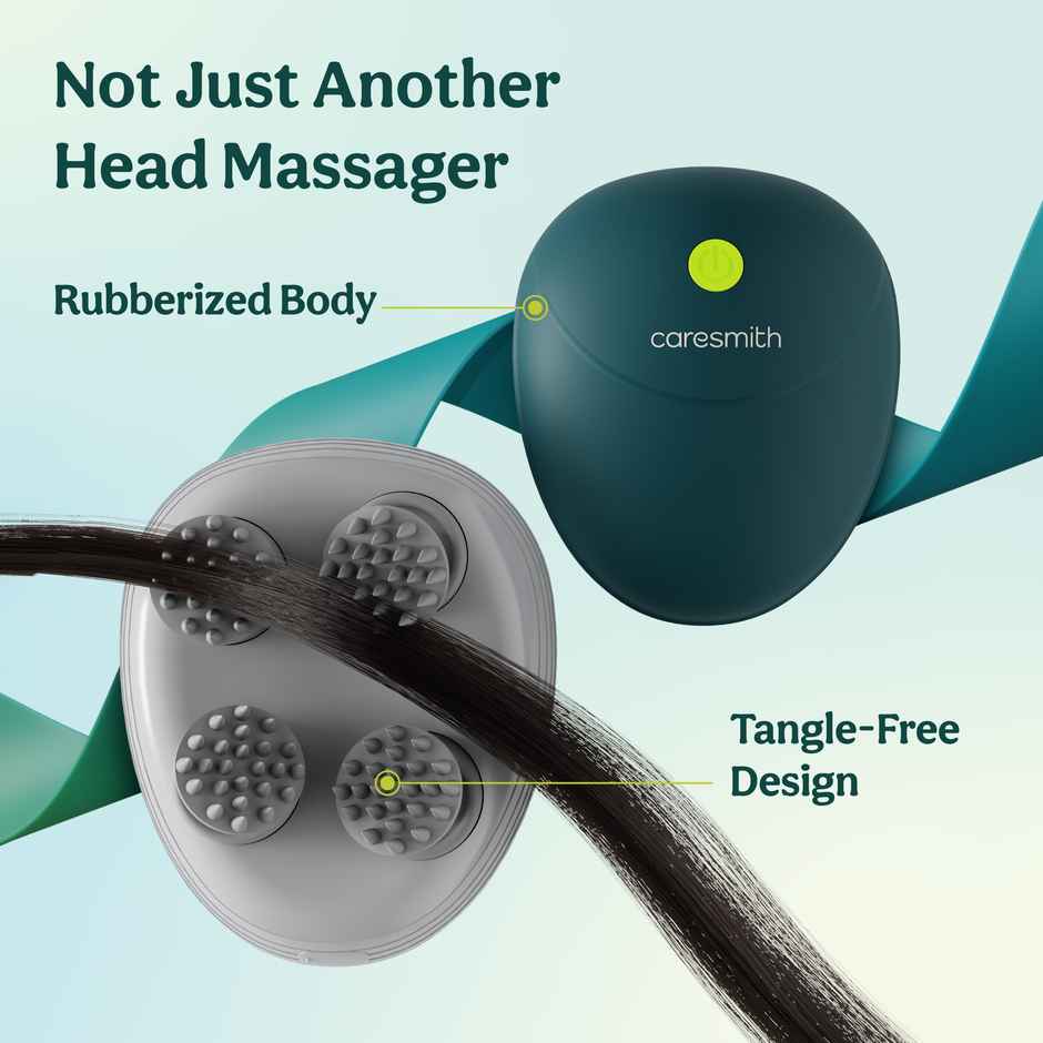 Caresmith Revive Scalp Massager: 96 Kneading Points Hair Growth and Relaxation in a Green Design