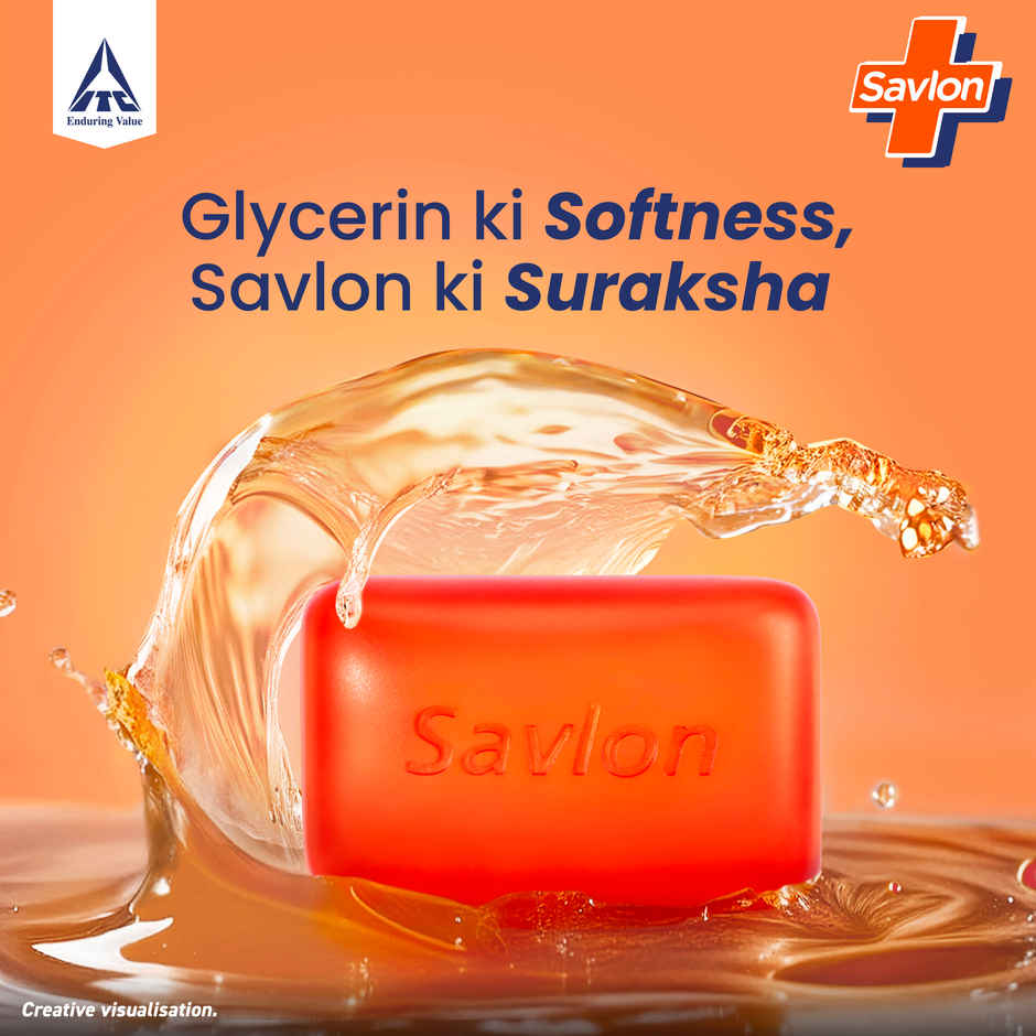 Savlon Moisturising Glycerin Bathing Soap Bar | Value Pack | For Women & Men