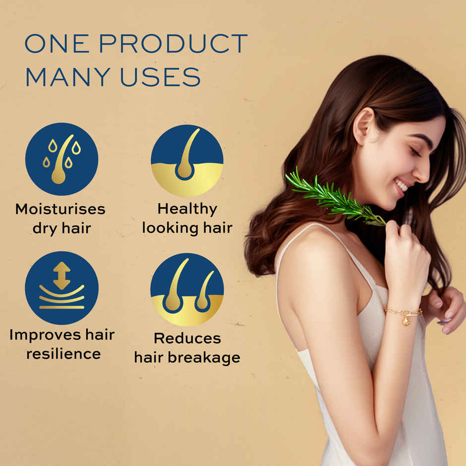 Parachute Advansed Rosemary Essential Oil | 100% Pure | for Thick & Voluminous Hair